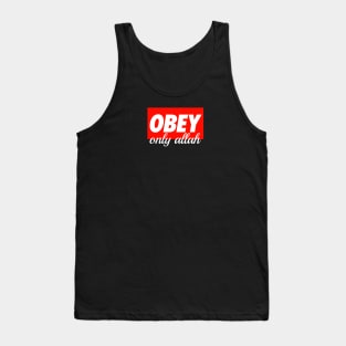 Obay Only ALLAH Tank Top